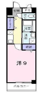 プラシード倉敷【4階】の間取り