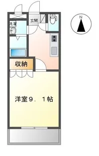 プリベールアイカワ【1階】の間取り