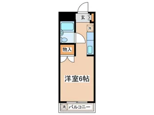 ラフォーレ湯船【4階】の間取り