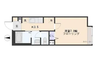 エスパシオ桜台【2階】の間取り