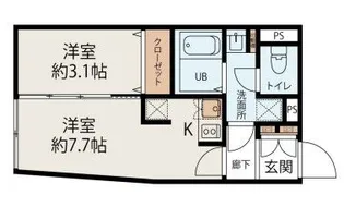 CHARLOTTE【3階】の間取り