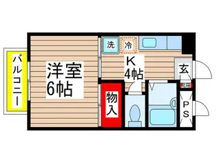 カサベルテ新検見川1【3階】の間取り