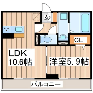 CasaVerde East【2階】の間取り