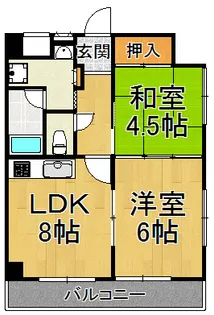 プレミール伊丹【2階】の間取り