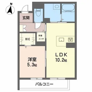 ローズガーデン三上【3階】の間取り