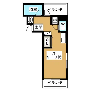 ノベルコート曳舟II【3階】の間取り