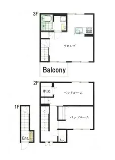 ヴィラ・シンビオーズ三軒茶屋の間取り