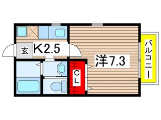 Luna千葉寺【2階】の間取り