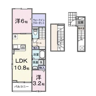 セレーノ【3階】の間取り