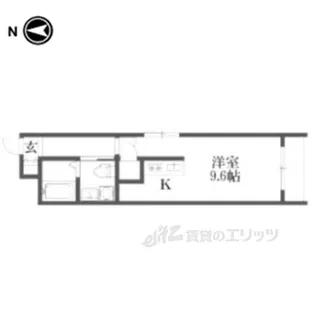 THECITYRESIDENCE京都西大【3階】の間取り