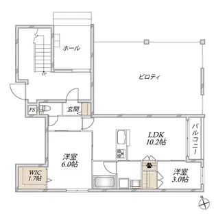 Per Sempre【1階】の間取り