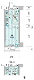 メインステージ浜松町【2階】の間取り