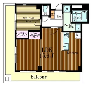 サニーデイズ蕨【4階】の間取り