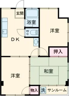 ファミーユ落合【1階】の間取り