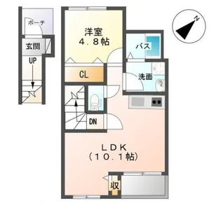 パートリア’15【1階】の間取り