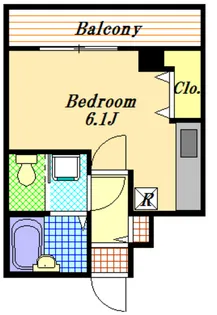 カンフォートSANKYU【3階】の間取り