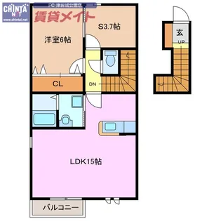 ライフプラン長岡B【2階】の間取り