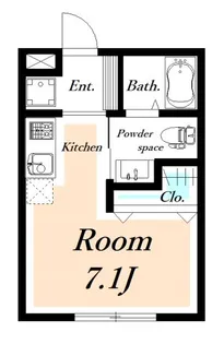 プレシャス市川南【1階】の間取り