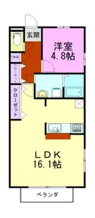 S-designビル【4階】の間取り