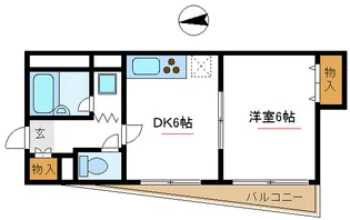 メゾントルチュベルト【2階】の間取り