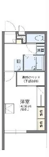 レオパレスラメルシエル【3階】の間取り
