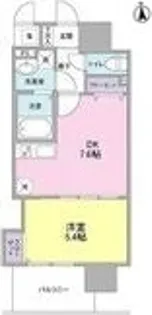 KMレジデンス堺東駅前【4階】の間取り