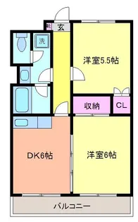 オークヒルズ【1階】の間取り