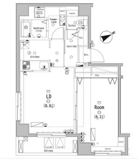ベレール日本橋兜町【7階】の間取り