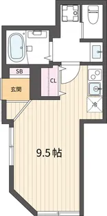 I-AREA中野【1階】の間取り