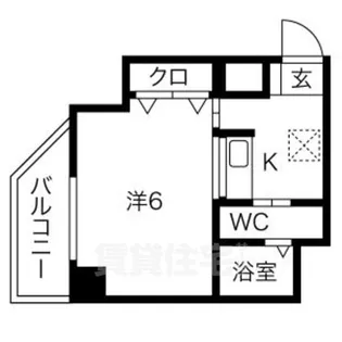 第六加藤ビル【2階】の間取り