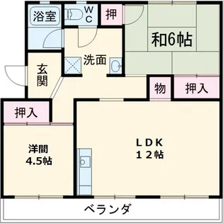 天王ハイツ【3階】の間取り