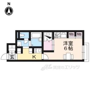 レオパレス市子殿【1階】の間取り