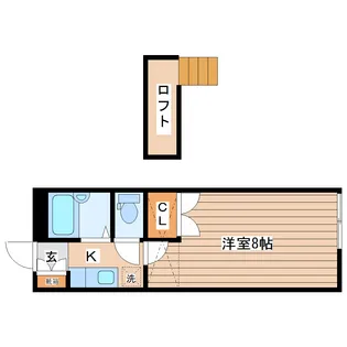向山サンヒルズ【2階】の間取り