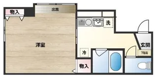 君が淵高輪ハイツ【1階】の間取り