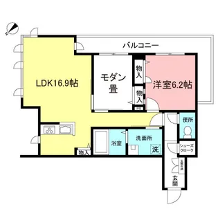 ラヴェール プレペア【2階】の間取り