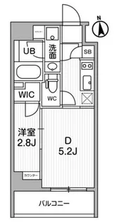 ALTERNA東池袋【6階】の間取り