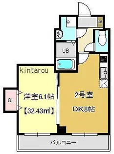 金太郎ヒルズ155【5階】の間取り