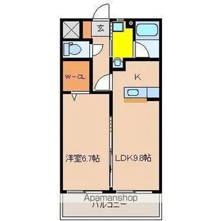 ラフェスタ【3階】の間取り