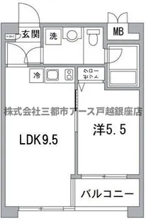 プラザ南大井【4階】の間取り