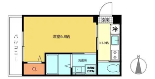 サリフォート【3階】の間取り