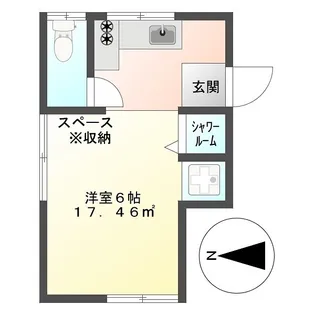 恵明荘【2階】の間取り