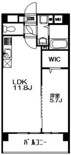 T.S.ヴィラージュ【1階】の間取り