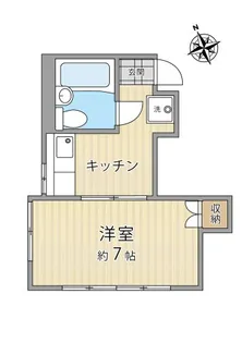 福澤ハイツ【1階】の間取り
