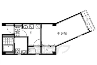 マンショントシェイレイ【1階】の間取り