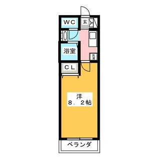 第12アーベルハイツ【1階】の間取り