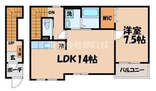 ボヌールエテルノ【2階】の間取り