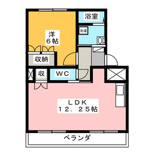 ひらその【1階】の間取り
