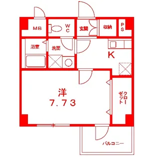 T&A横浜白金【3階】の間取り