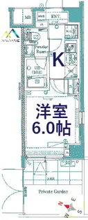 EsTRUTH NISHI-YOKOHAMA【1階】の間取り