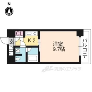 宝源ビル【5階】の間取り